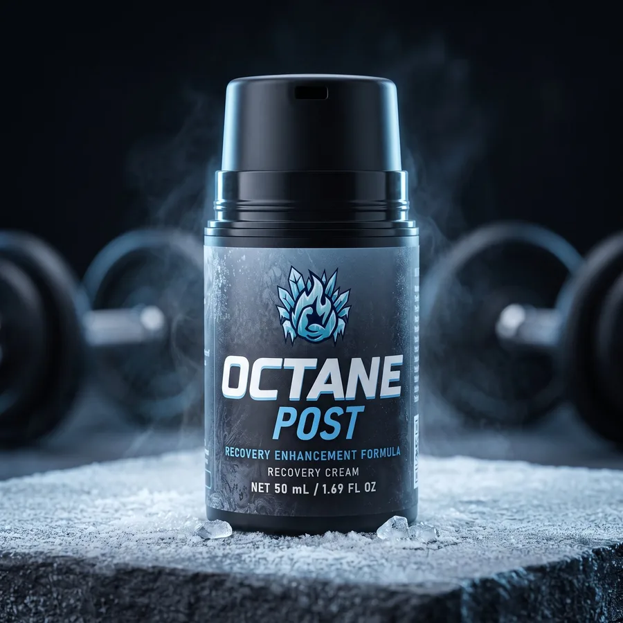 Show picture 3: OCTANE Post: Recovery Cream pump bottle