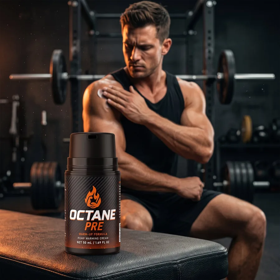 Show picture 2: OCTANE Pre in use at the gym