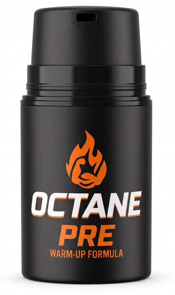 Show picture 4: OCTANE Pre: Pump Warming Cream bottle on its own